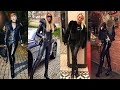 Incredible & glossy faux leather legging designs ideas 2022//skin tight leather pants#leather