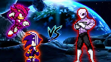 Sonic Chaos OP (all form) & Shadow Ultra Ego VS Jiren OP (all form) in Jump Force Mugen