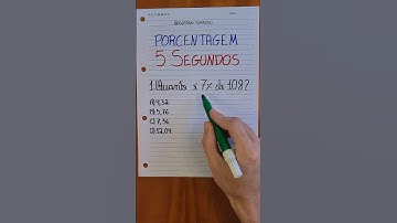 Como Calcular Porcentagem em 5 Segundos