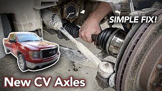 2007 GMC Sierra / Silverado CV Axle Replacement - How to remove and replace CV Axles