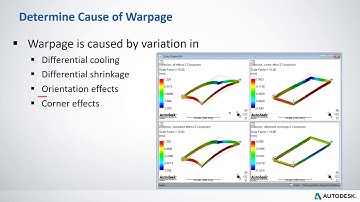 Autodesk Moldflow Warpage Prediction