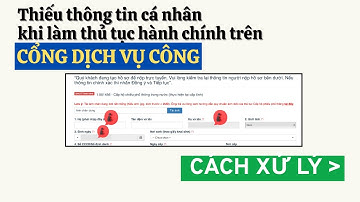 Cập nhật thông tin từ Cơ sở dữ liệu quốc gia về dân cư trên Cổng dịch vụ Công