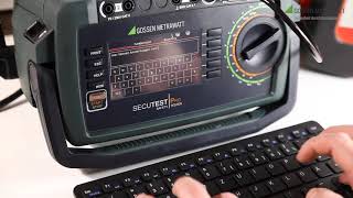 Defibrillator testing with SECUTEST PRO acc. EN / IEC 62353
