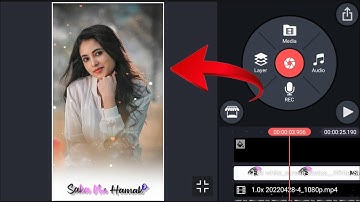 how to make new lyrics WhatsApp status video editing in kinemaster tutorial #kinemaster