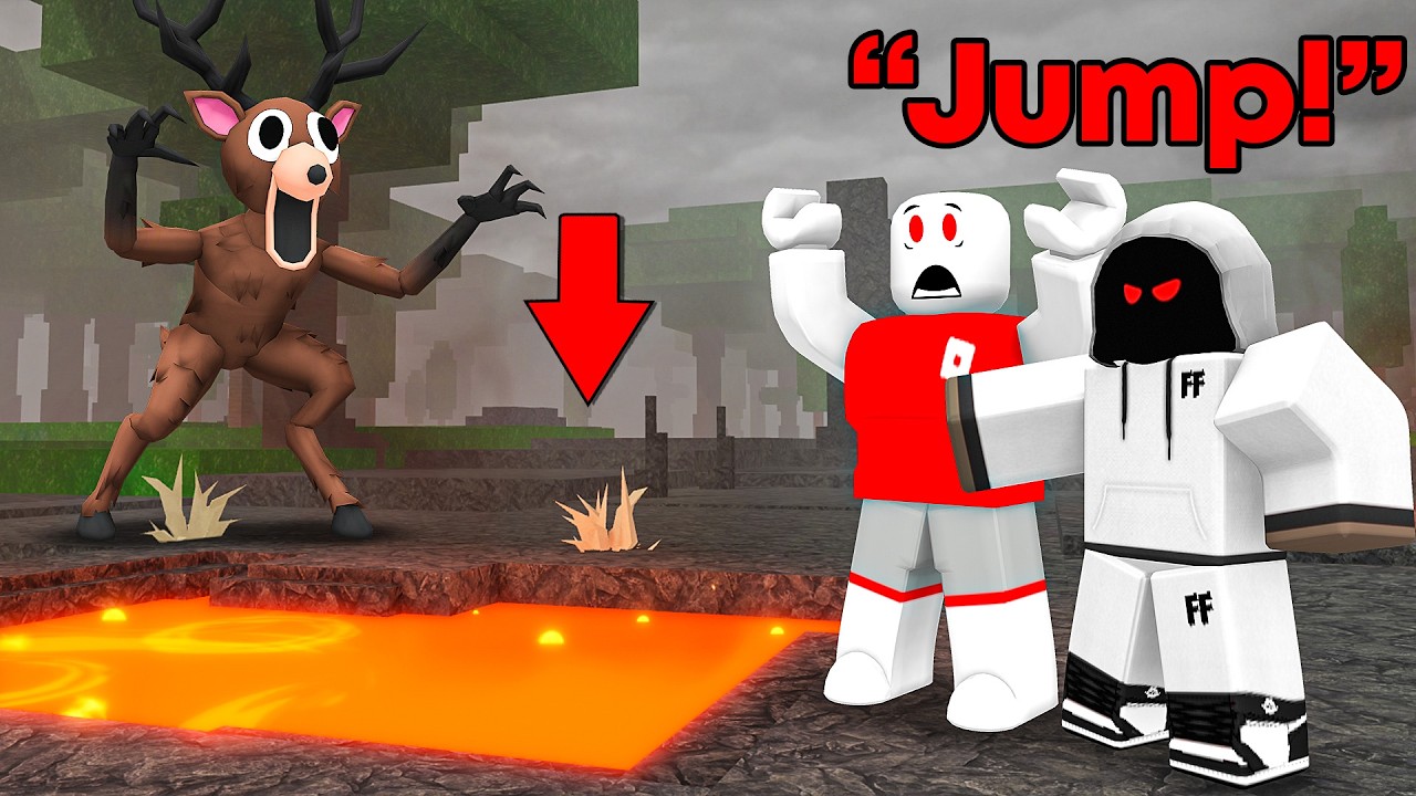 YOUTUBERS Control My Game in 99 Nights in the Forest!