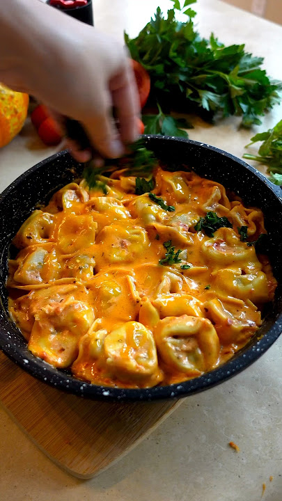 Creamy Cheese Tortellini #wintervibes #dinnerideas