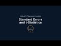 Quantitative Foundations for Finance - 5.75 - Standard Errors and t-Statistics for Regression Coeffi