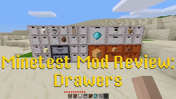 Minetest Mod Review: Drawers