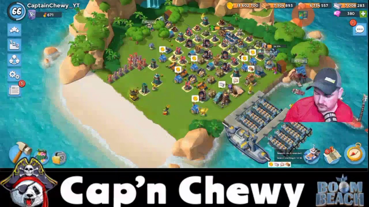 Boom Beach Mega Crab Life Leech Stage 50-??? Live
