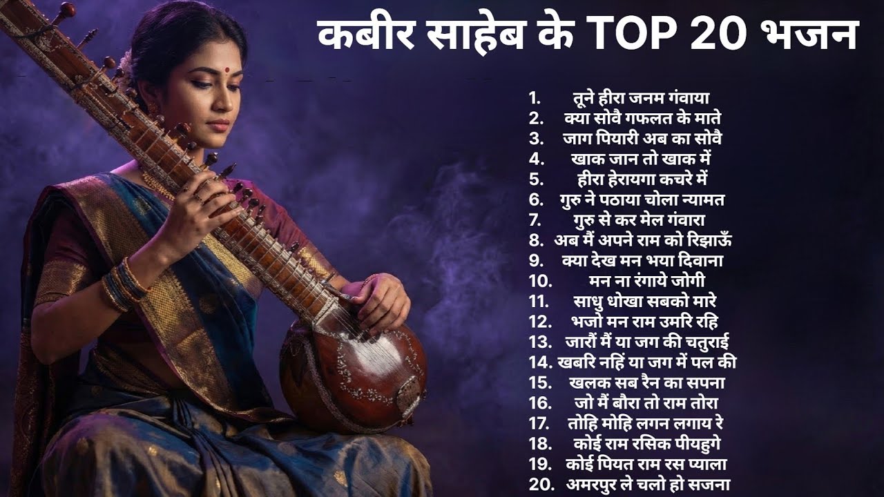 कबीर साहेब के टॉप 20 भजन। Kabir ji ke top 20 bhajan 
