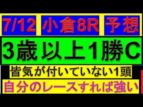 Membership Exclusive] July 12 Kokura Race 8 3yo+ 1-Win Class