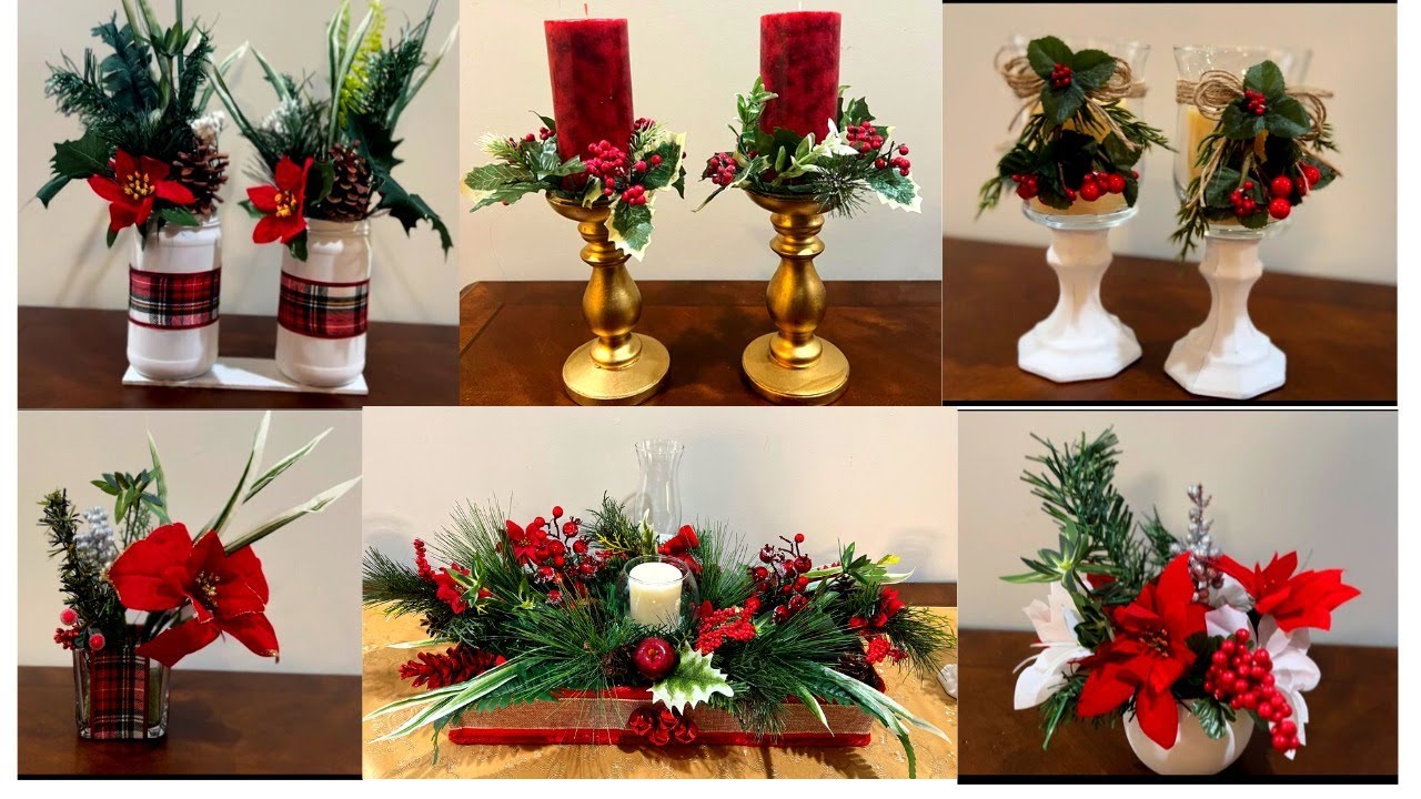 Christmas Craft with me , Christmas 2022 DIY Mantel ( Christmas