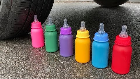 Experiment Car vs Giant Toothpaste, Big Fanta, Coca Cola, Sodas, Chupa Chups vs Mentos