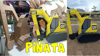 Como hacer Piñata Excavadora-Tractor | Rey de las Piñatas JC | CATERPILLAR IN MEDELLIN COLOMBIA