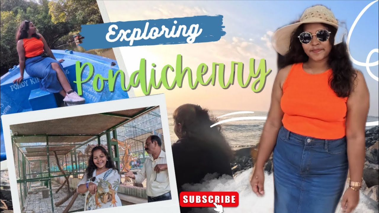 Pondicherry trip vlog✨ | Food, fun & memories🧡 #kannadavlogs #pondicherry #beach #vlog #trending