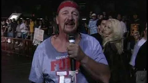 Terry Funk vs. Sabu in-ring promo (07 22 2000 XPW TV)