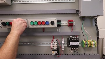 Motor Controls - Design and Build: Run jog circuit (Build video)