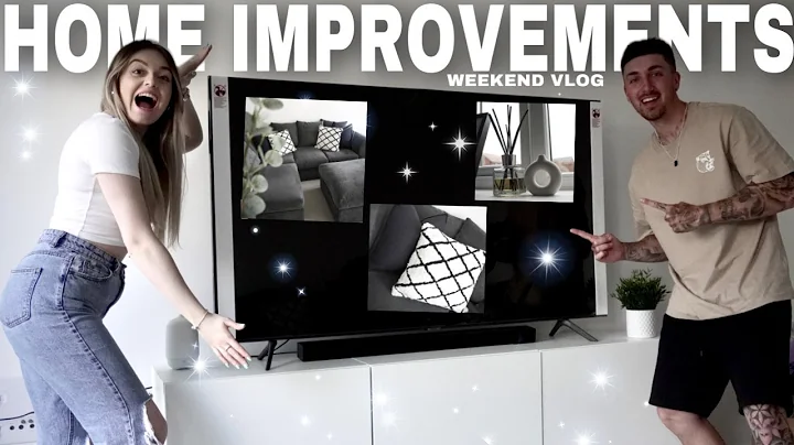 A WEEKEND OF HOME IMPROVEMENTS // Living room upda...