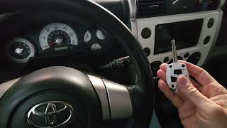 FREE METHOD to program a second key to your 2008 Toyota FJ cruiser