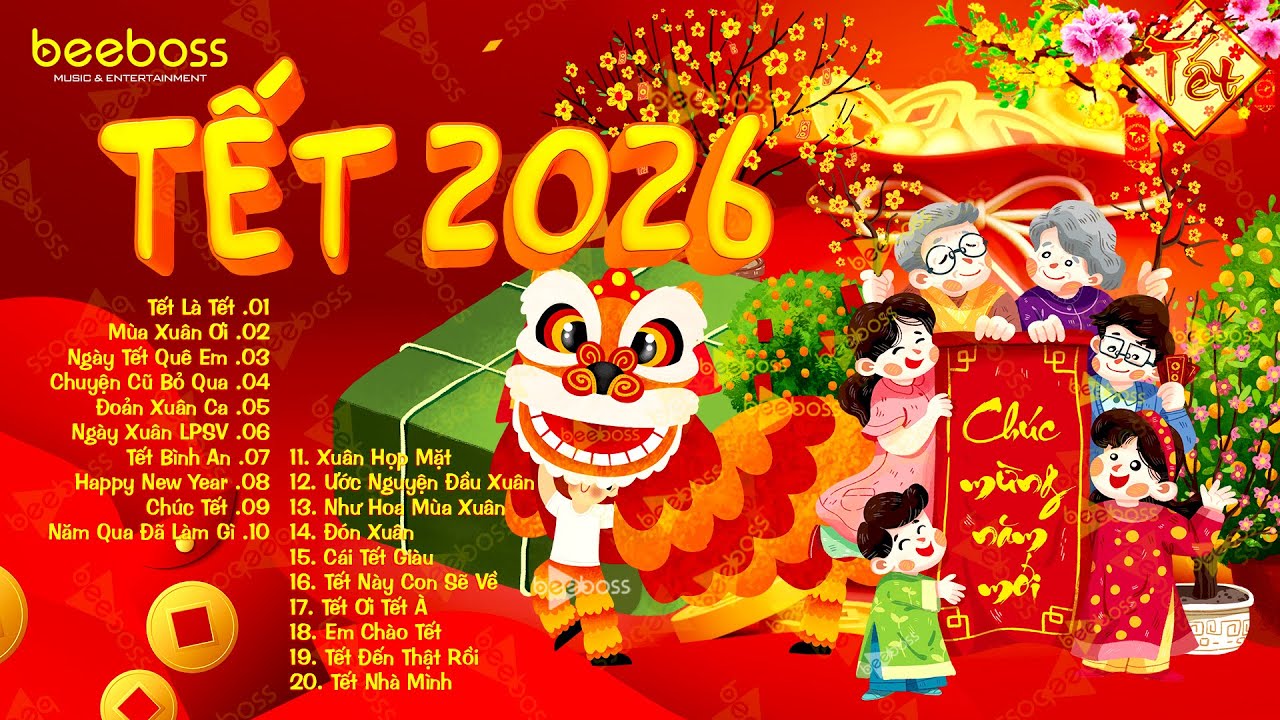Nhạc Tết 2026 EDM Mới Nhất - Nhạc Xuân 2026 Remix Hay Nhất Nghe Là Thấy Tết, Đón Tết Nguyên Đán 2026