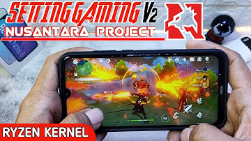 Set-Up Gaming NUSANTARA PROJECT V1.1 di XIAOMI Redmi NOTE 8 | Ryzen Kernel + Modul Gaming Android 10