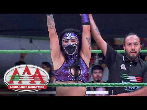 Lady Shani pins AAA Reina de Reinas Champion Flammer: Lucha Libre AAA highlights, July 4, 2026