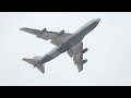 Boeing 747-400 takeoff - взлет Боинг 747 - Sky Gates