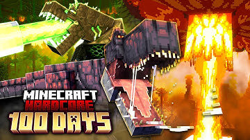 100 Days In Hollow Earth In Hardcore Minecraft | Alex