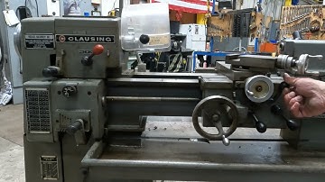 SKU 208319 Clausing Model 4904 10 x 24" Tool Room Precision Metal  Lathe 480V 3Ph