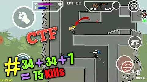 Mini militia CTF gameplay||mini militia new gameplay.