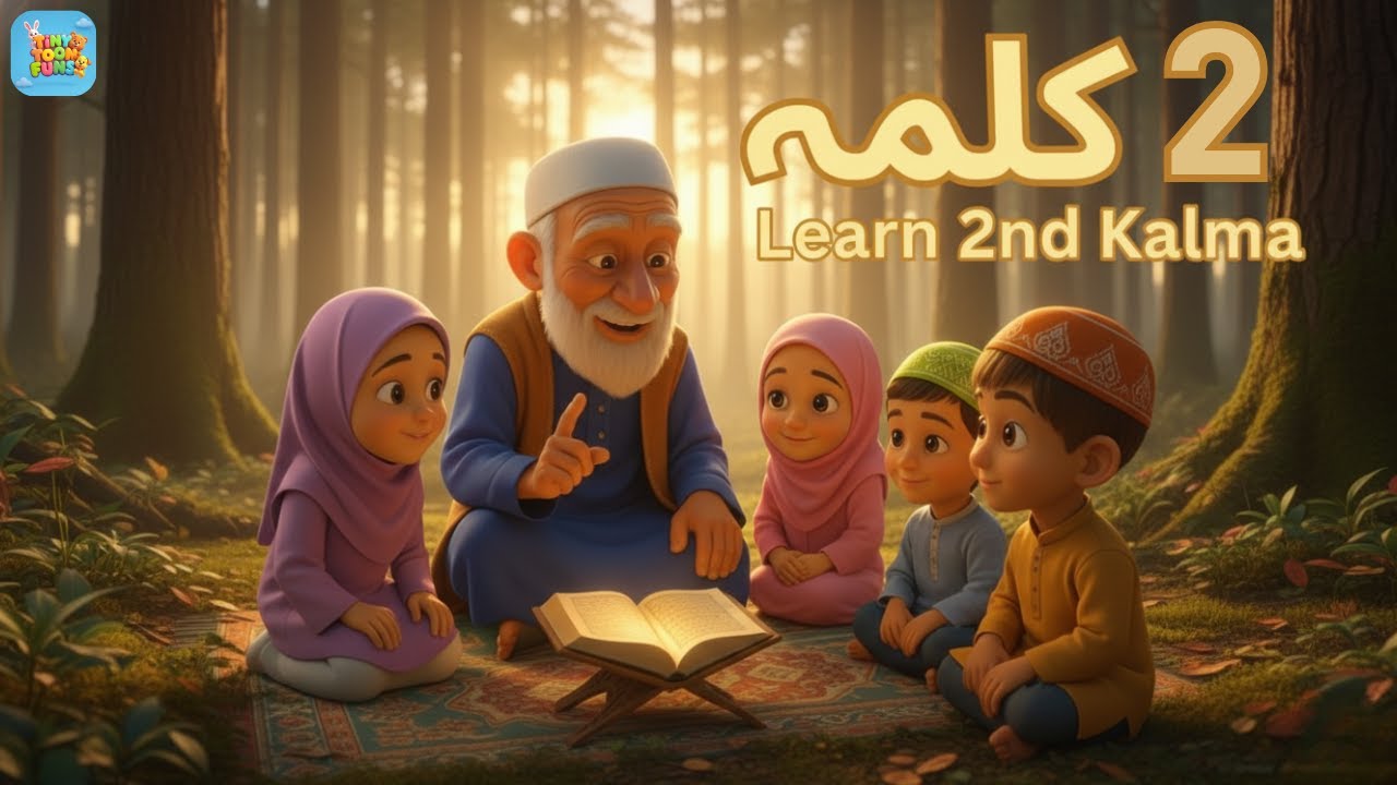 2nd Kalima (Shahadat) for Kids | 3D Animated Islamic Video for Kids | @TinyToonFuns