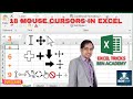 All 18 Excel Cursors You Must Know! (3 General + 6 Special + 9 Hidden Ones)