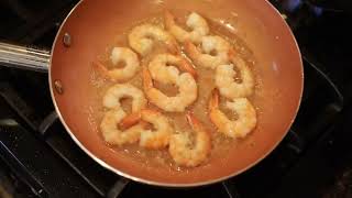 Linguine With Shrimp In Garlic Sauce