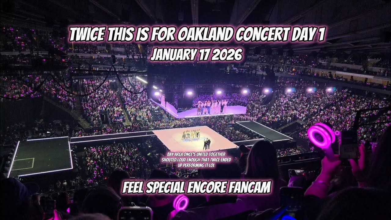 [4K] Twice Feel Special Encore at Oakland | Twice This Is For Oakland