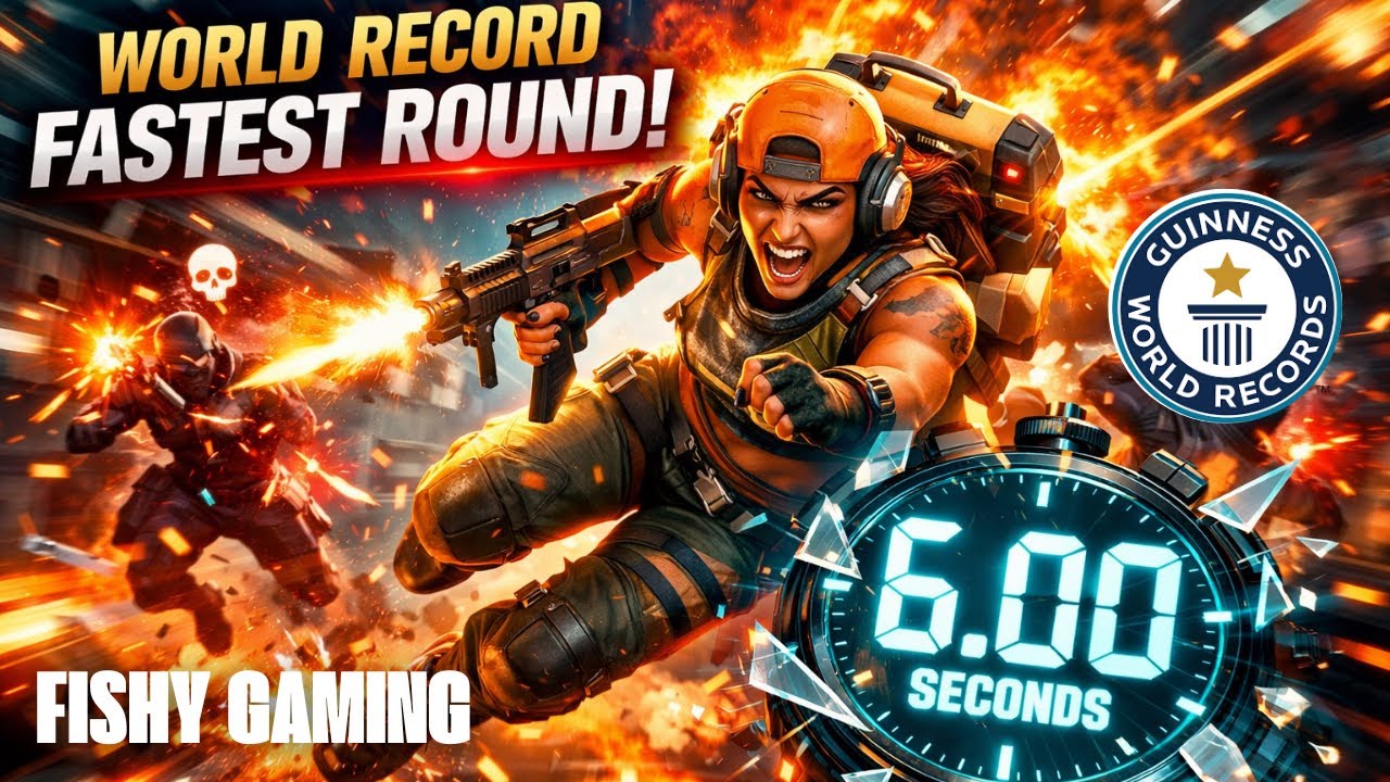 World Record Fastest Pistol Round in valorant | Fastest Ace In valorant | Fishy Gaming 