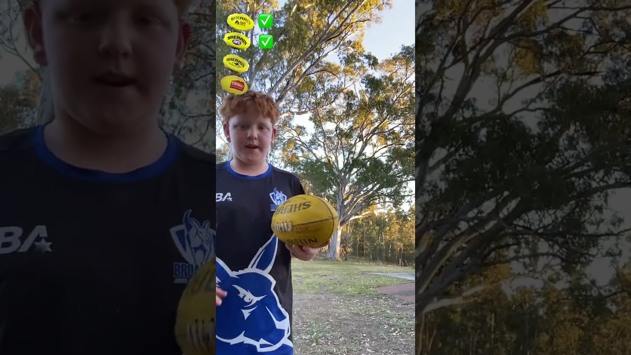 Kicking a goal with every AFL ball size 