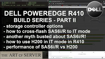Dell PowerEdge R410 build PART 2 | storage controller options