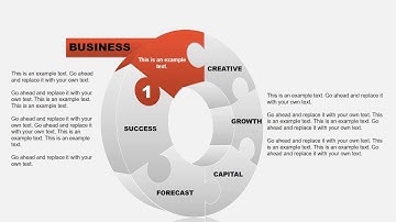 3D Business Puzzles PowerPoint charts - 3D Puzzles PowerPoint charts