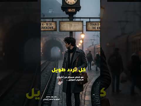 كل تردد طويل هو شكل من أشكال الاختيار المؤجل جان بول سارتر