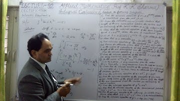 INTRINSIC EQUATIONS FOR CARTESIAN, POLAR AND PARAMETRIC EQUATIONS INTEGRAL CALCULUS LECTURE   92   H