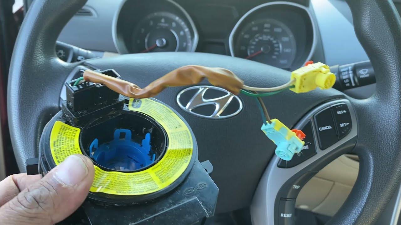 2011-2020 Hyundai Elentra Clock Spring Replacement, Steering airbag
