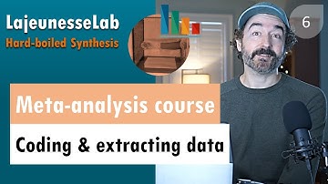 Lecture 6 - coding and extracting data for meta-analysis | Hard-Boiled Synthesis (Fall 2020)