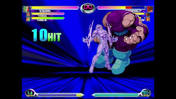 MvC2: Iceman 4F to Kara Cancel AA DHC Thanos Space 104 hit 100%+ Combo .:3.11.23:.