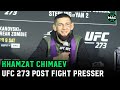 Khamzat Chimaev: ‘I was too obsessed with knocking out Gilbert Burns. I’ll be smarter next time’