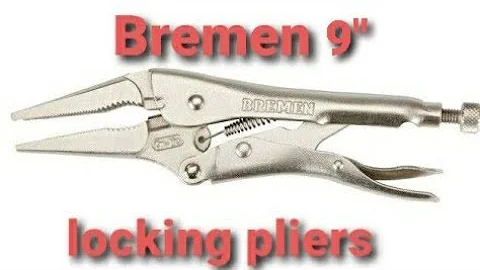 BREMEN 9 in. Long Nose Locking Pliers