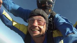 Tandemsprung von Jens bei skydive nuggets in Leutkirch