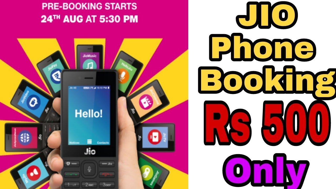 Jio Phone Booking Through Pincode And Mobile Number At RS 500 Only