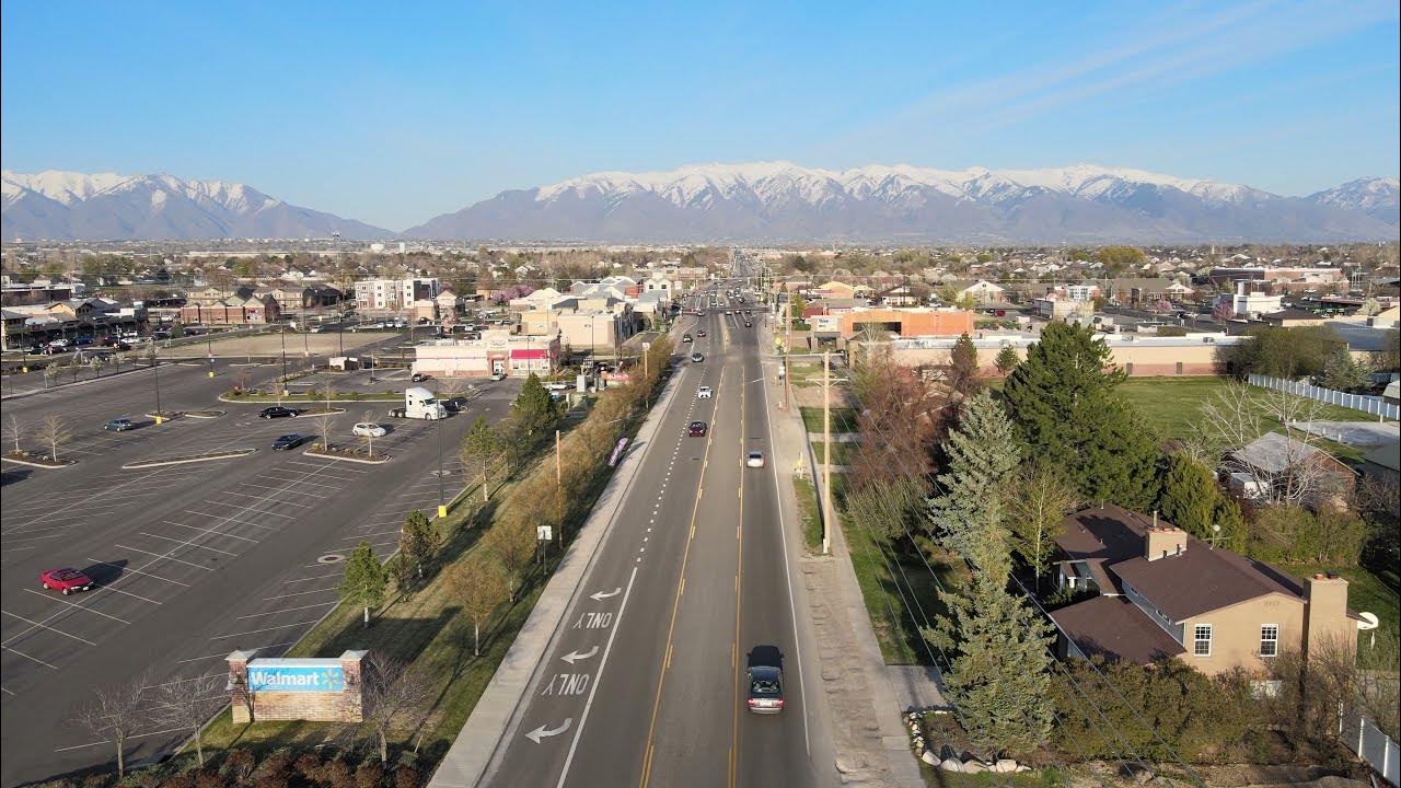 Dr.One takes flight over Antelope Drive in Syracuse, Utah & surrounding Dr.One takes flight over Antelope Drive in Syracuse, Utah & surrounding