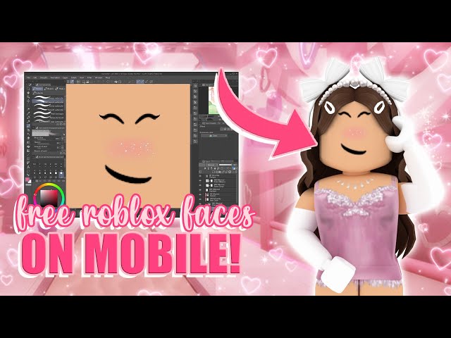 Create Your Own CUSTOM FACE In ROBLOX!!! (FREE) 