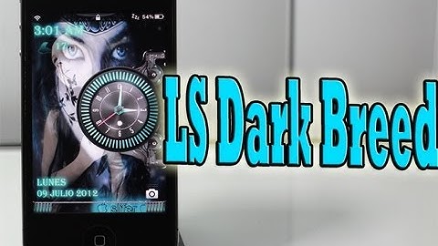 Best Lockscreen Theme: LS Dark Breed Animated Theme iPhone iPod Touch